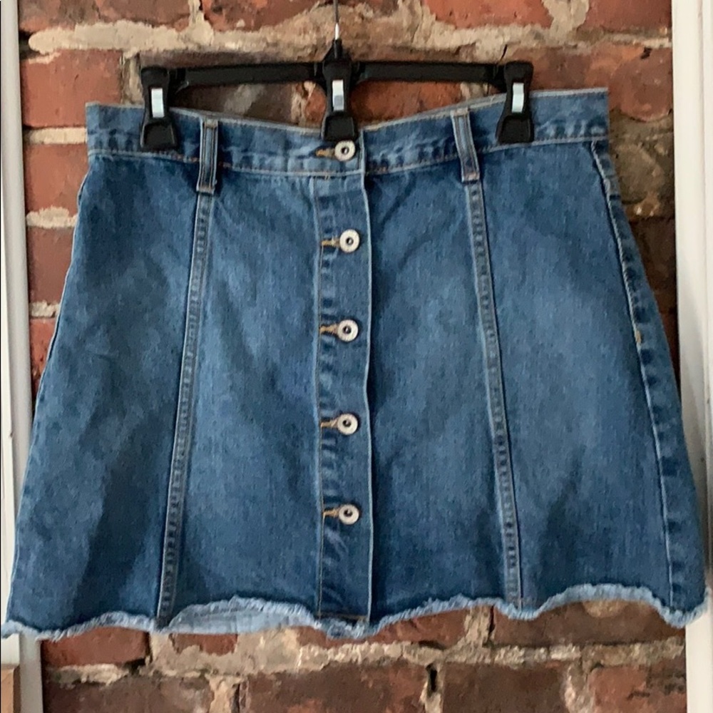 Forever 21 Jean Button Skirt - Size US 28
